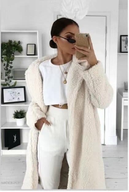 Women's Clothing Woolen Coat Sherpa Woolen Coat For Women
