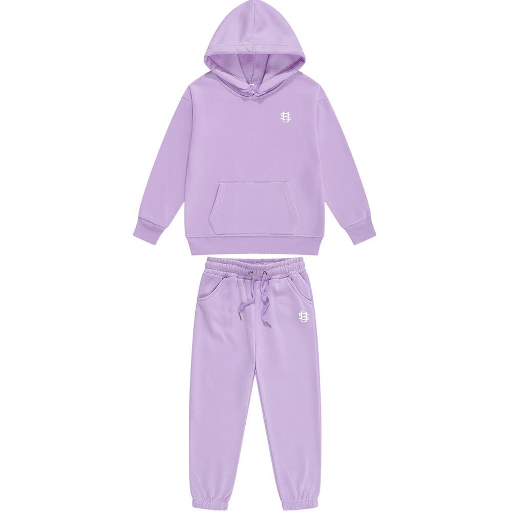 Mother & Kids Autumn Boys And Girls Children's Clothing Sweatshirt Trend Sports Suit Hooded Loose Casual Clothes Batch