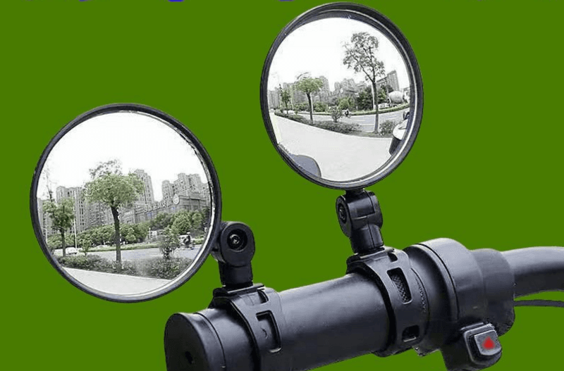 Bicycle, Rearview Universal Wide-angle Convex Small Reversing Mirror, Electric Mountain Bike, Reflective Mirror