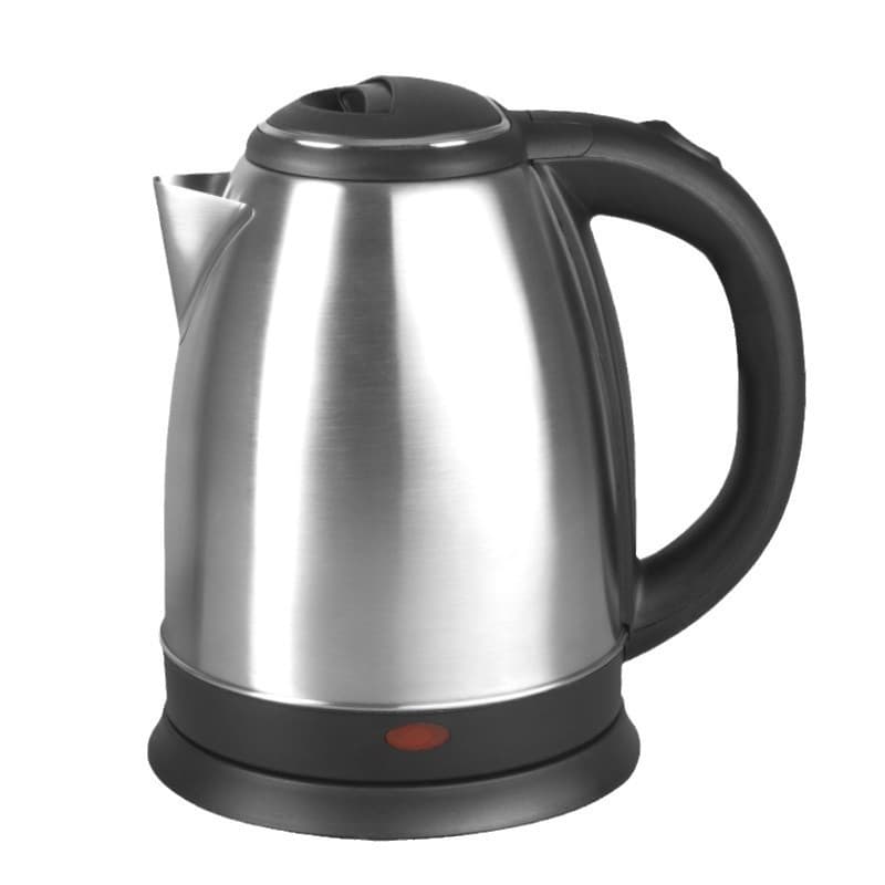 Electric Kettle – 1.8L Fast Boiling, 1500W Power Stainless Steel & BPA-Free Plastic, 360° Swivel Base (Grey/White, 3-5 People)