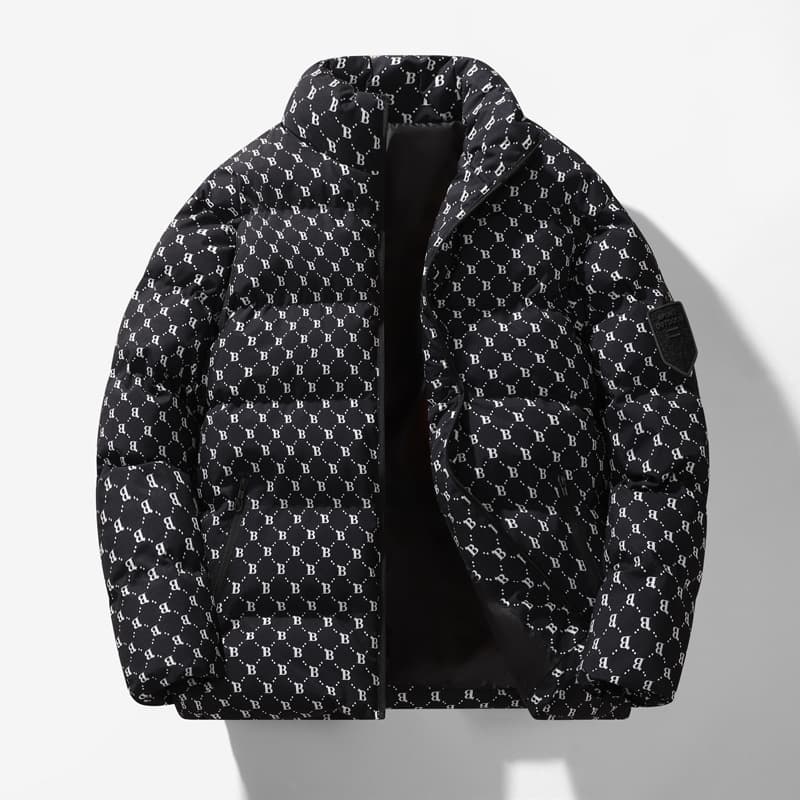 couple cotton-padded clothes 2023 new B-shaped fashion trend winter thickened warm jackets and cotton-padded clothes wholesale