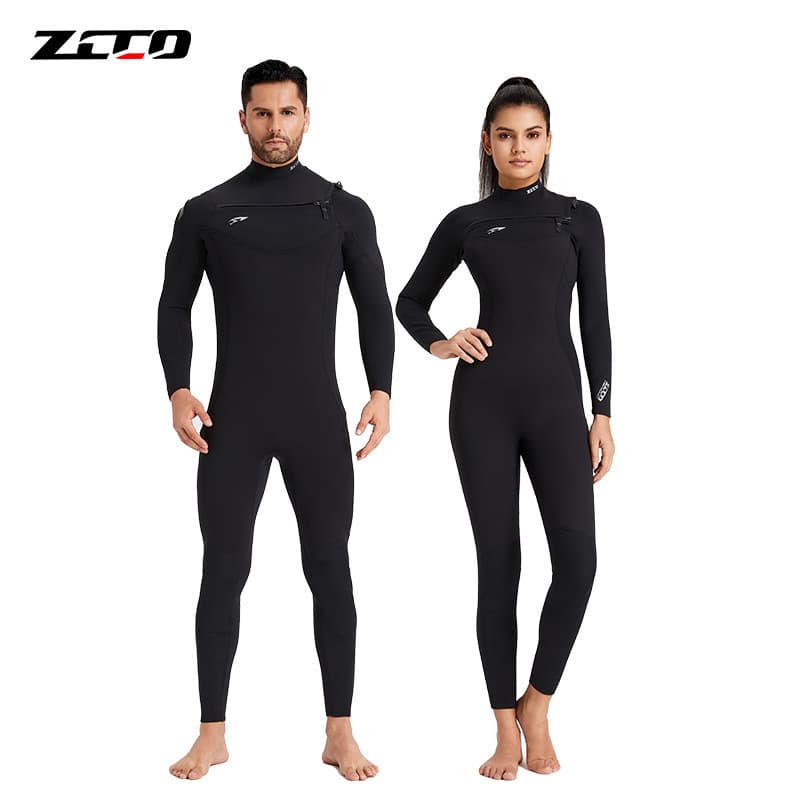 2/3mm men's and women's cross-zip long sleeve pants adult wetsuit snorkeling suit Wetsuit surfing suit