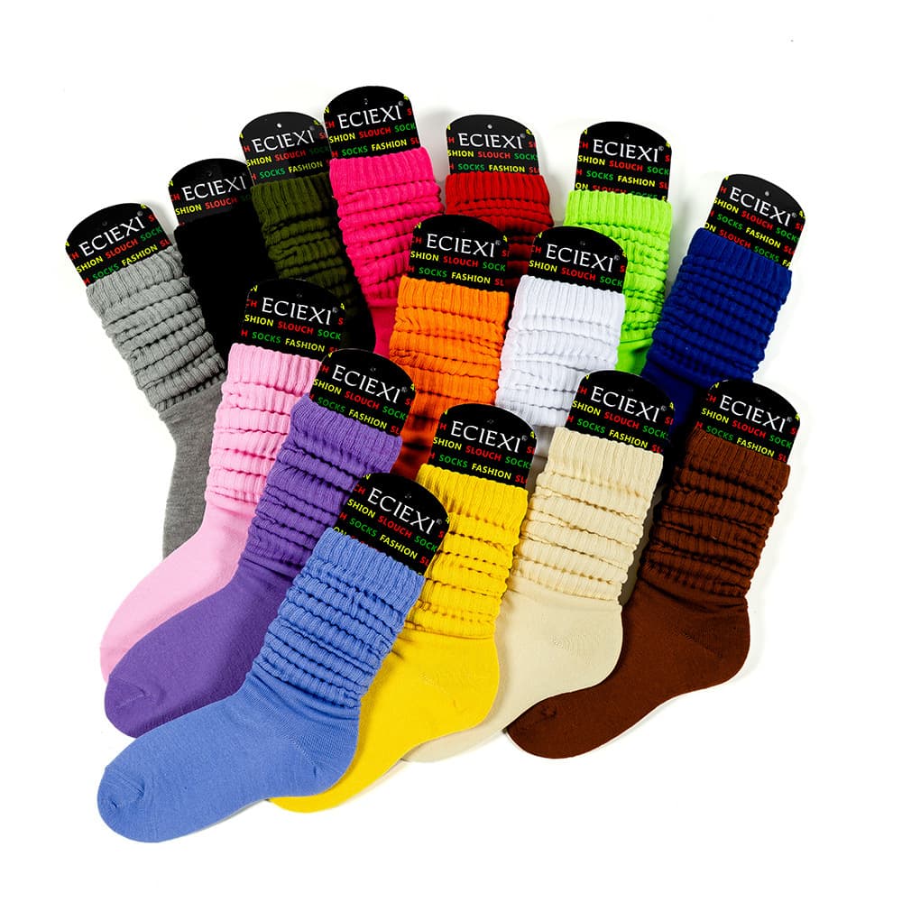 2025d Spring Summer Thin Women Colorful Mid-Calf Trendy Slouch Socks