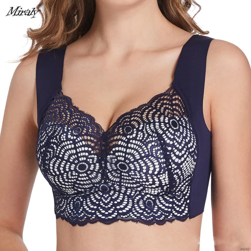 2025 New Prettyshape Lymphvity Detoxification And Shaping Powerful Lifting Bra Sexy Lace Comfort Wire-Free Bra Plus Size Tops