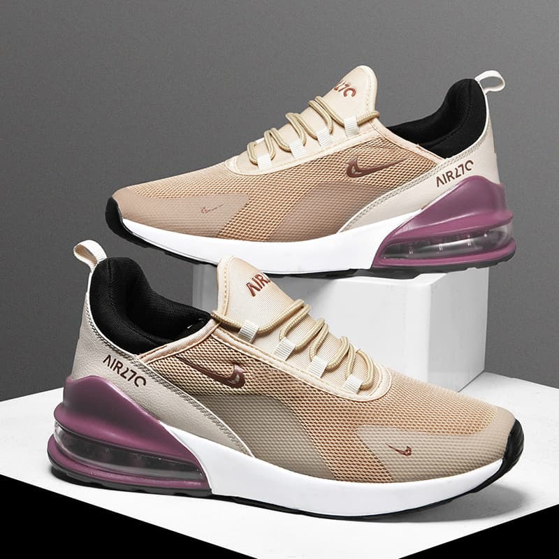 Chaussures pour hommes Baskets en maille Coussin d'air Chaussures de course absorbant les chocs Chaussures de couple décontractées Chaussures tenda