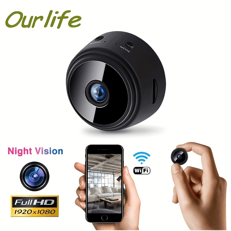 Mini Wifi Camera, Smart HD Wifi Camera, Mobile Phone Remote App, Watch Anytime Anywhere, Wireless Camera, Can Be Watched Remotely