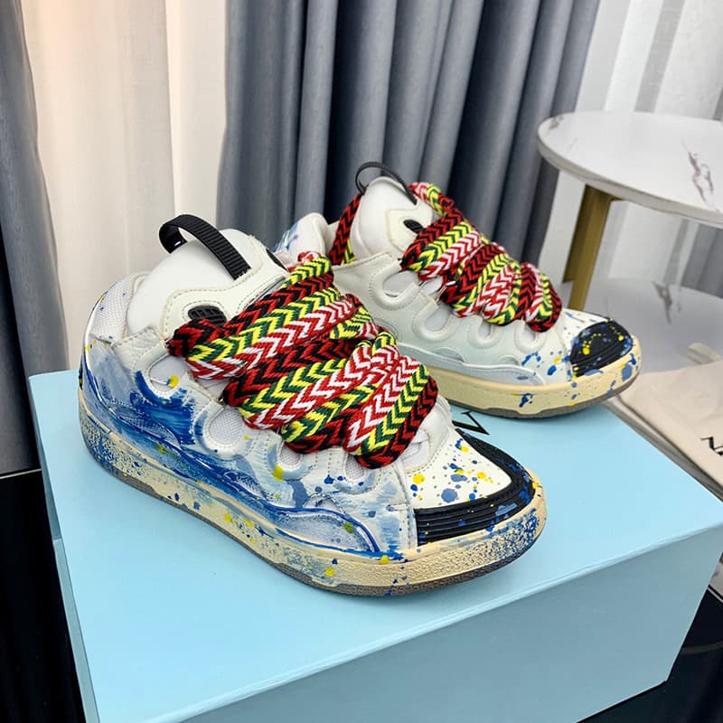Lanvincurb Lang Fan De Training Chaussures de sport décontractées à lacets épais, confortables et polyvalentes, tendance