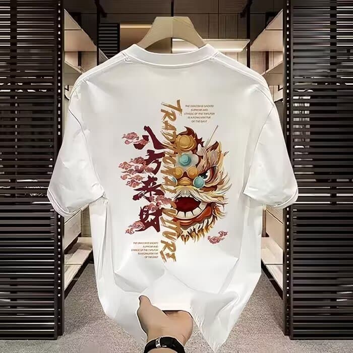 T-shirt d'été à manches courtes pour femme, collection tendance, coupe ample et décontractée, imprimé, manches courtes, noir.