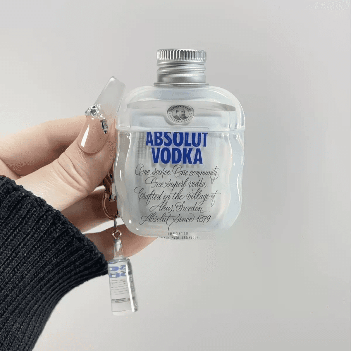 Étui de protection Creative Spirits Bottle pour écouteurs Apple AirPods 4 et Pro3 Bluetooth Wave
