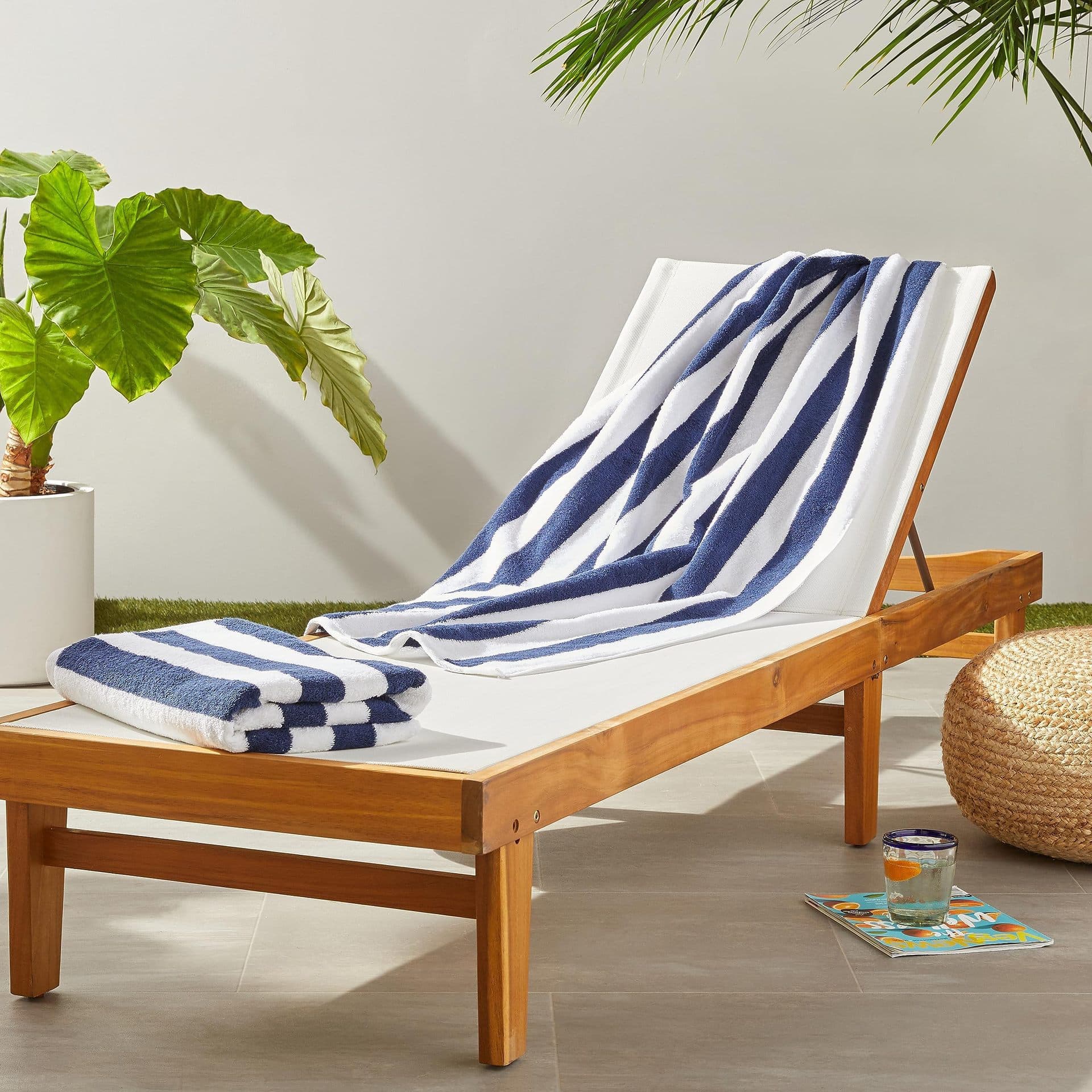 Oversized Cotton Beach Towel - Super Absorbent Bath & Swim Towel For Pool, Camping, Travel & Cruise Accessories