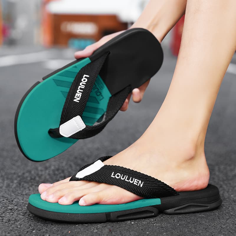 YGTOF High Quality Brand Fashion Men Flip Flops Summer Beach Flip Flops Men Casual Breathable Thicken Beach Men Slippers Outdoor