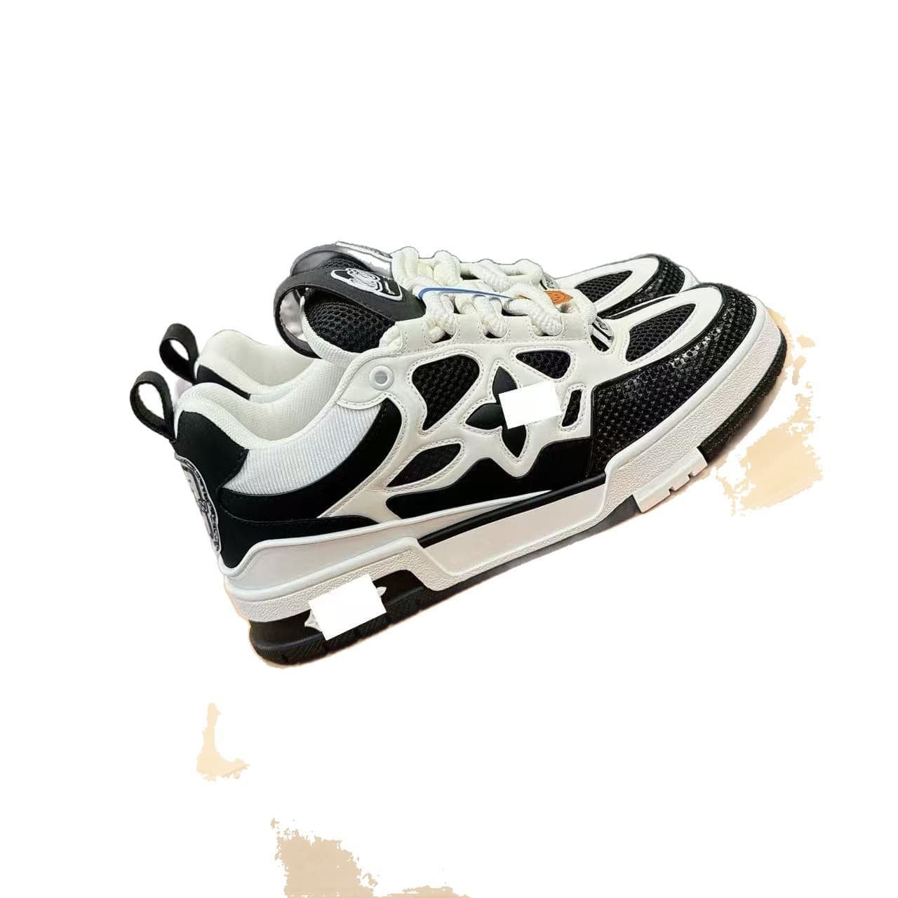Chaussures de skate décontractées unisexes style années 23, style épais, grande taille, pour papa