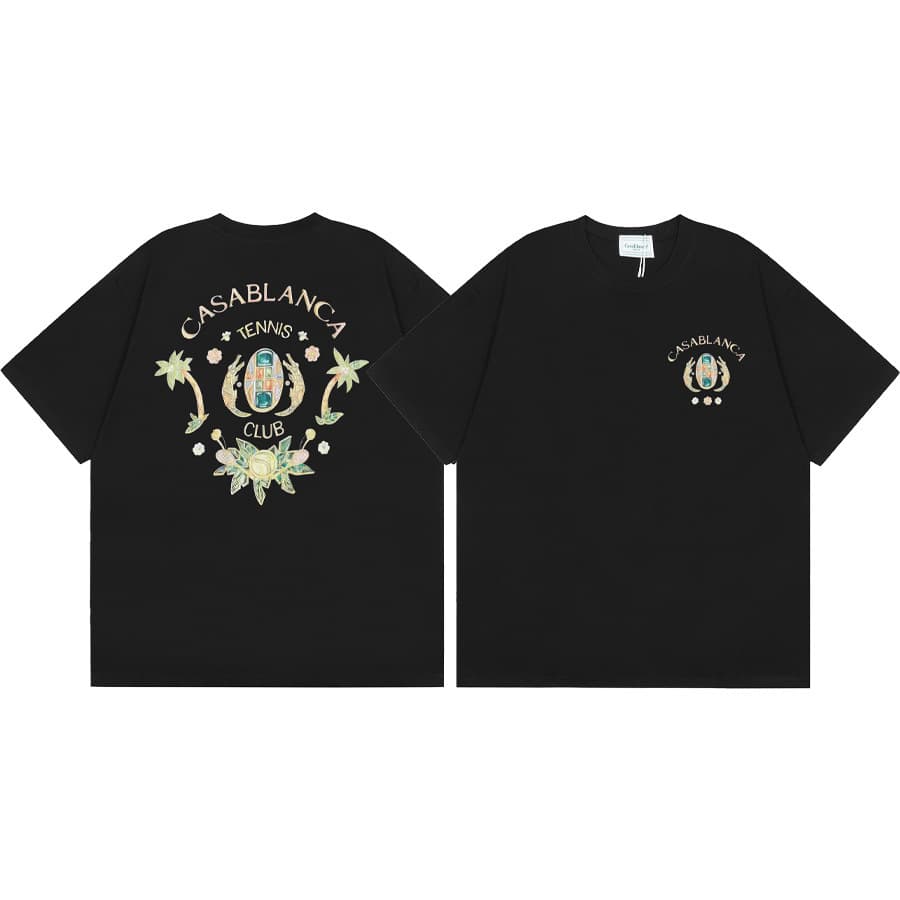 T-shirt ample à manches courtes pour hommes et femmes, imprimé printemps et été