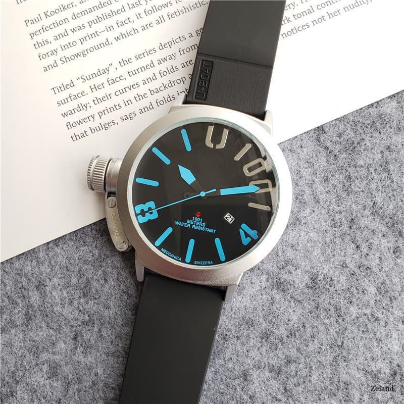 2025 Fashion Men's Silicone Band 3-Needle Calendar U Quartz Watch