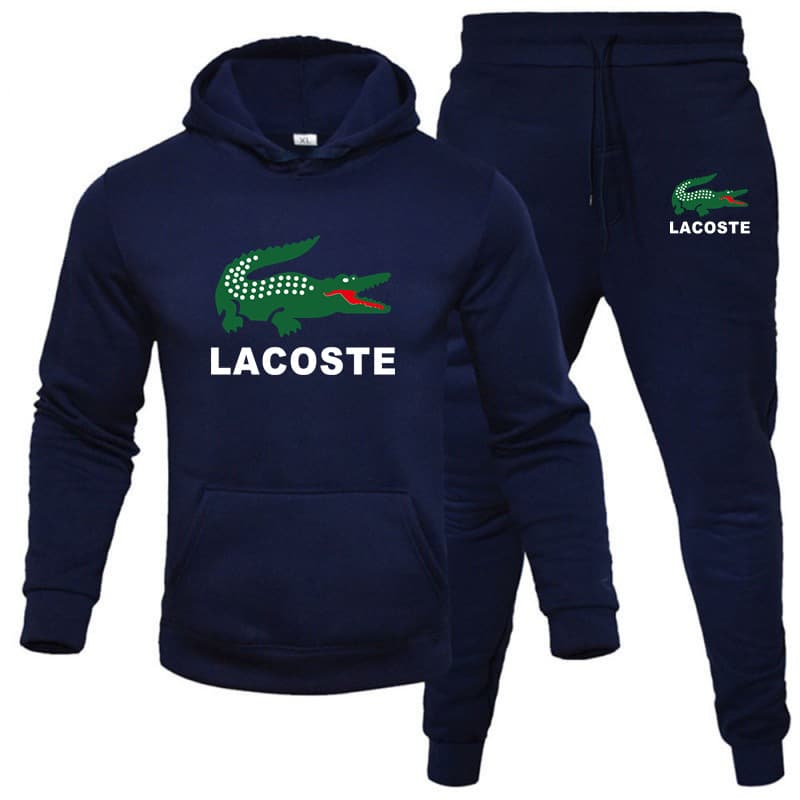 2024 Nouvel ensemble de sport imprimé pour hommes Mode sweat à capuche + pantalon de sport pour hommes Sweat à capuche deux pièces Ensemble de lo