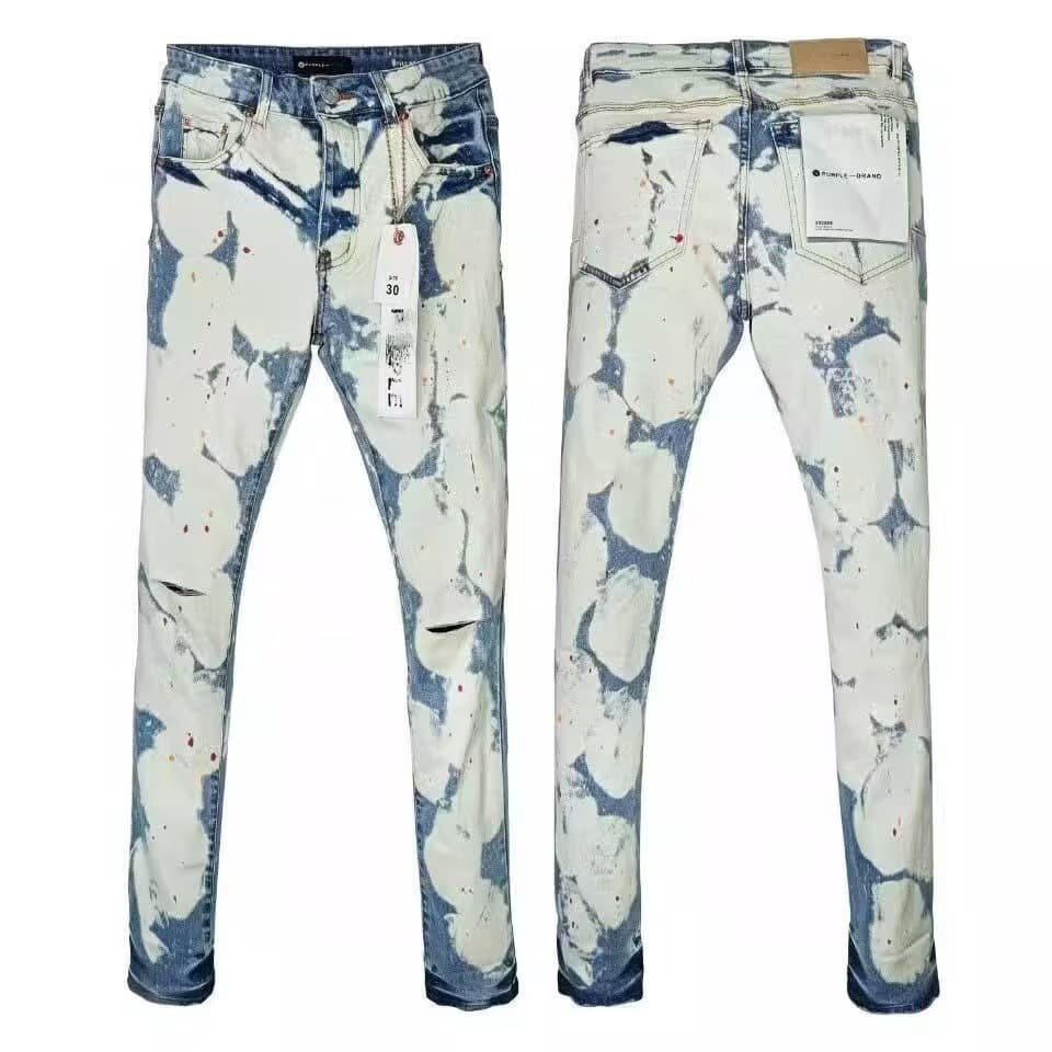 Jean slim pour homme avec écusson brodé, style décontracté et tendance, pantalon en coton déchiré