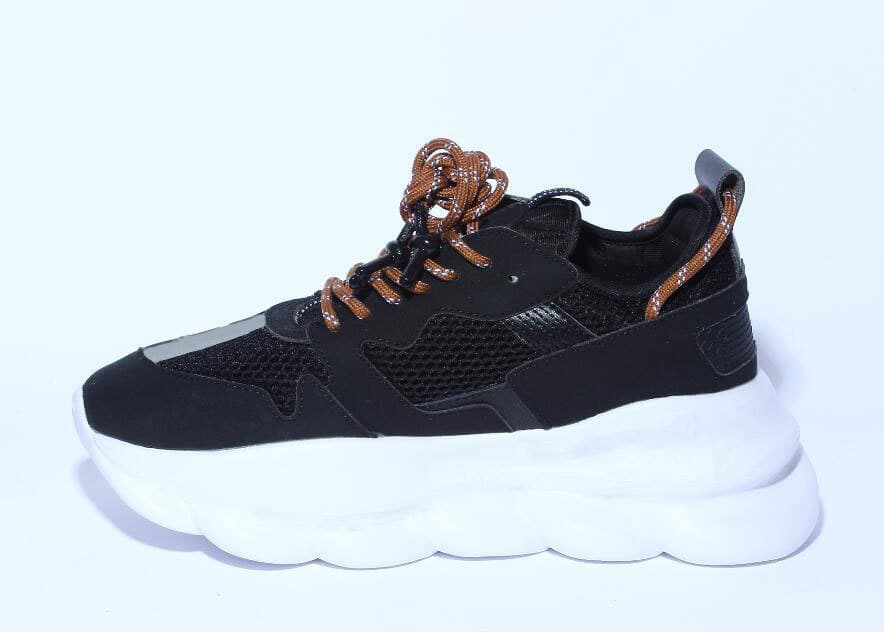 Chaussures de sport décontractées, chaîne de commerce extérieur transfrontalier, station européenne, chaussures de papa rétro, semelle épaisse