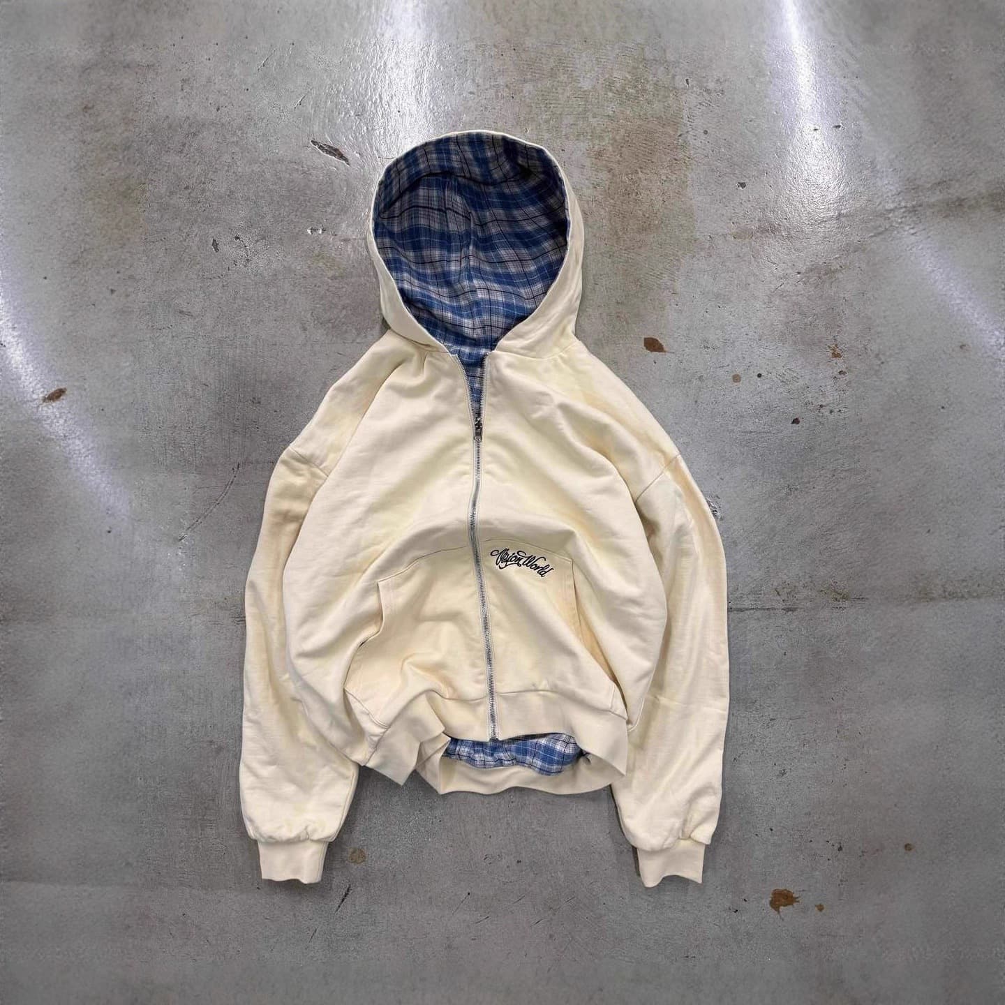 Sweat-shirt homme automne uni à carreaux, tendance et polyvalent, nouveauté 2026