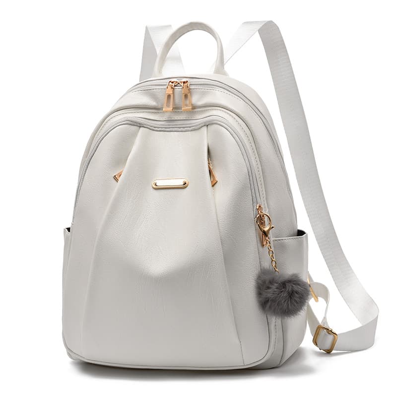 Backpack for women fashionable leather ladies backpack large capacity travel schoolbag