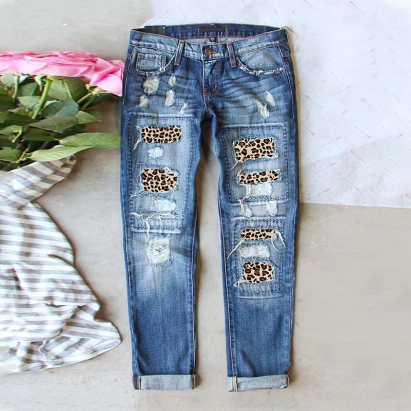 Women's Fashion Casual Retro Jeans