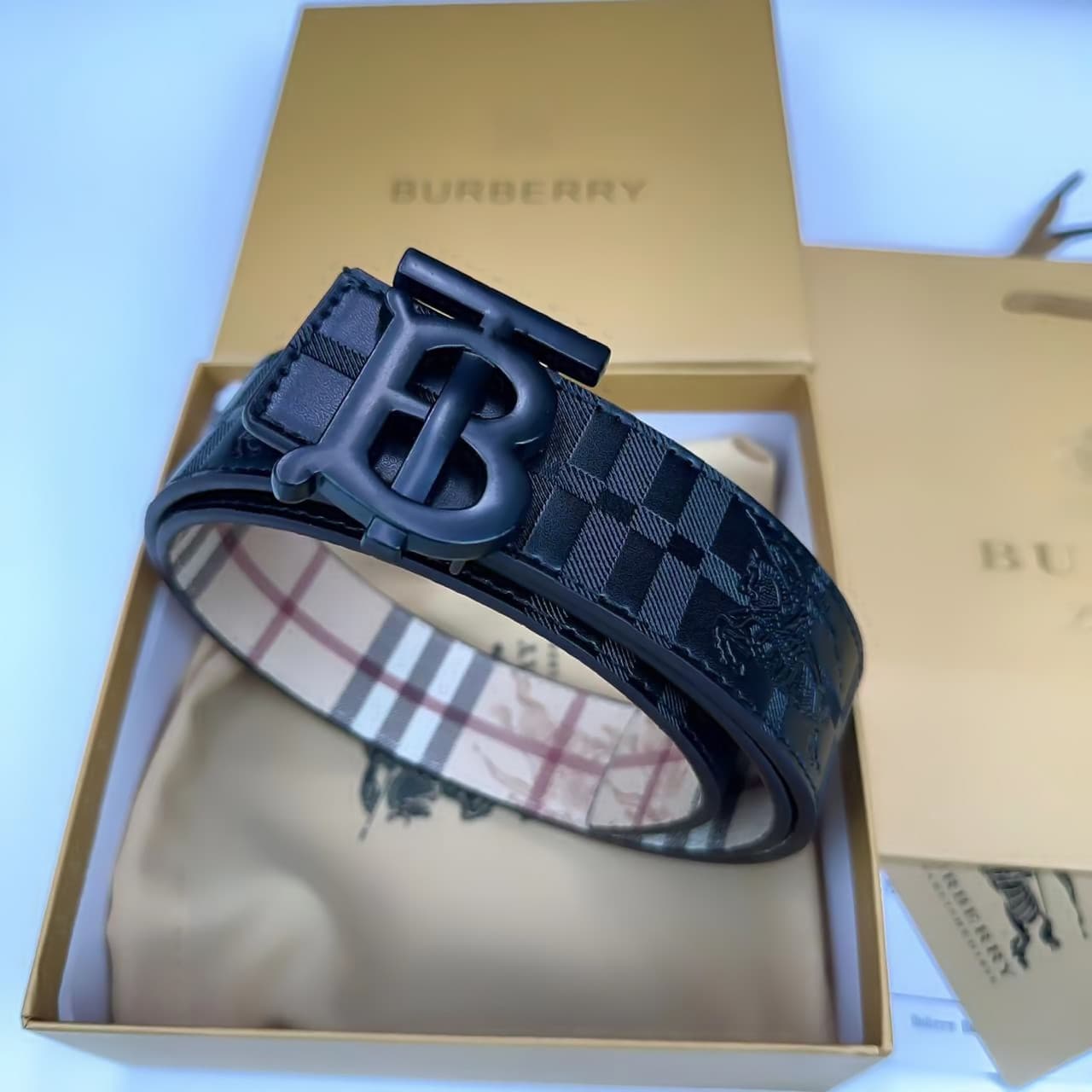Ceinture classique pour hommes et femmes, avec boucle lisse en cuir de vache TB à double face en relief, ceinture décontractée et polyvalente