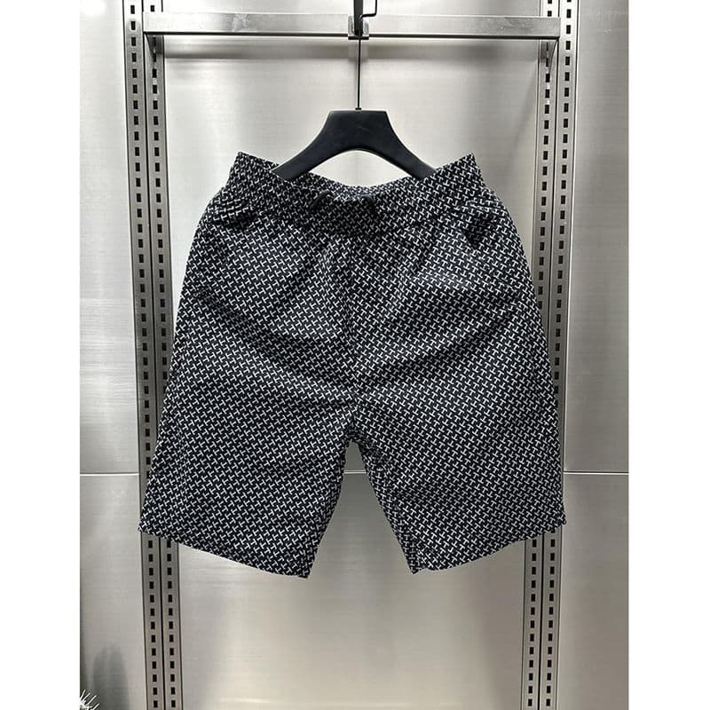Men's clothing Youth popular jacquard casual shorts men's summer outerwear shorts 2024 new slim sports beach pants