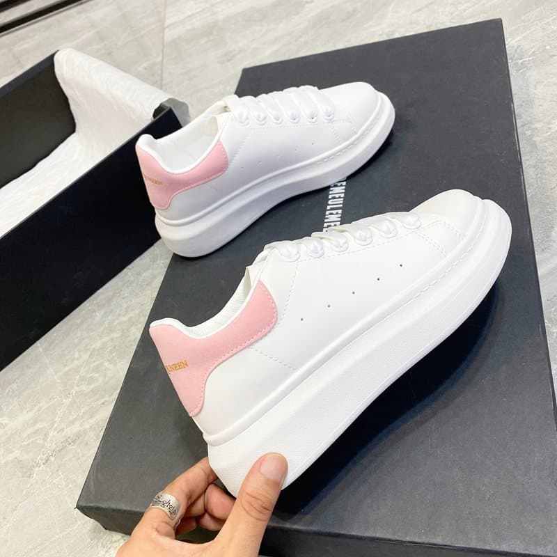 Chaussures pour femmes, chaussures pour hommes, chaussures blanches, chaussures à semelles épaisses, chaussures de sport décontractées