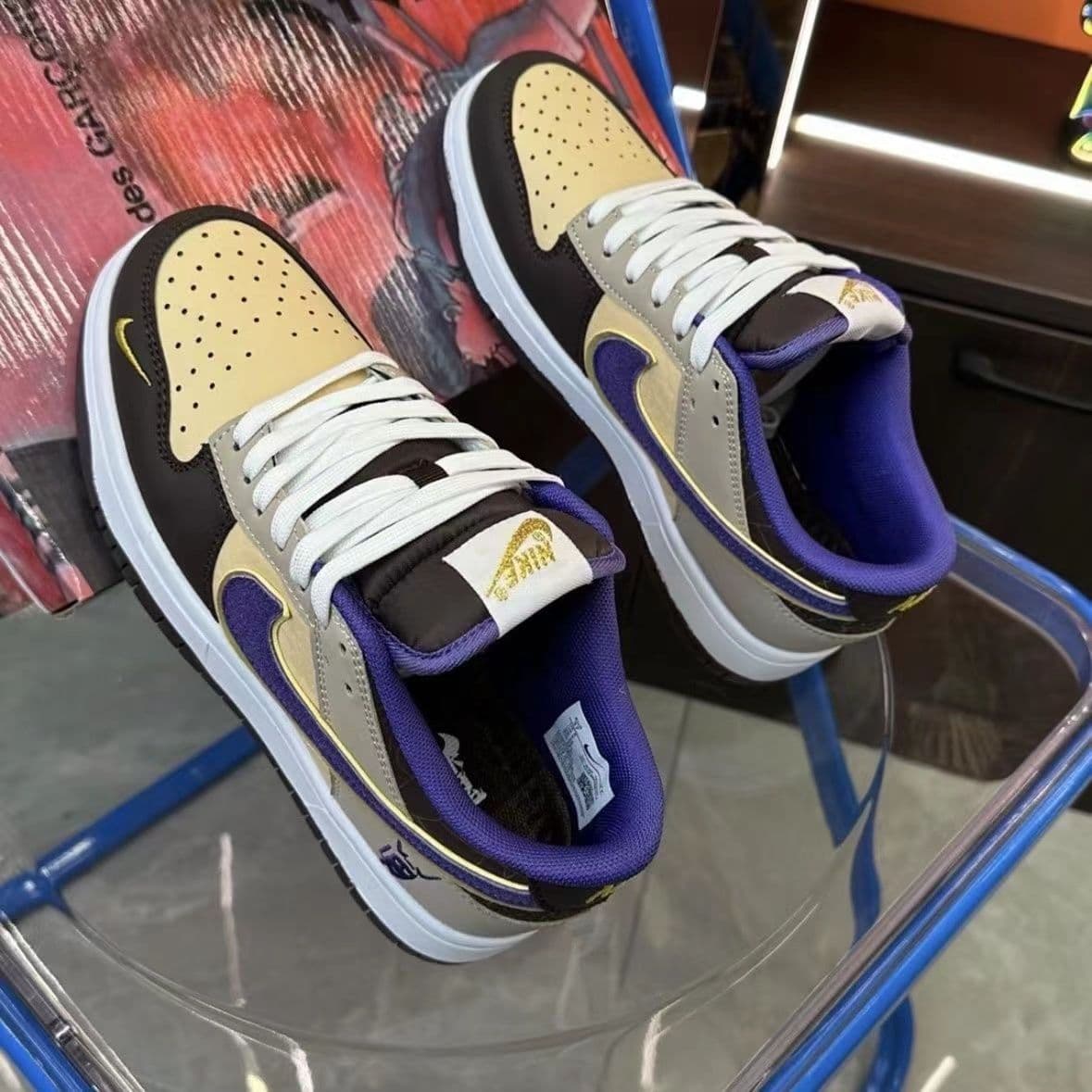 Pure Original Low Magic God Brown S B Low Top Nouvelles chaussures de skate décontractées tendance pour hommes et femmes avec coussin d'air