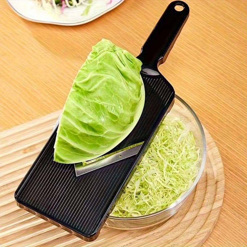 Multifunctional Manual Vegetable & Fruit Slicer - For Cabbage, Onions, Potatoes - Durable Plastic Kitchen Tools