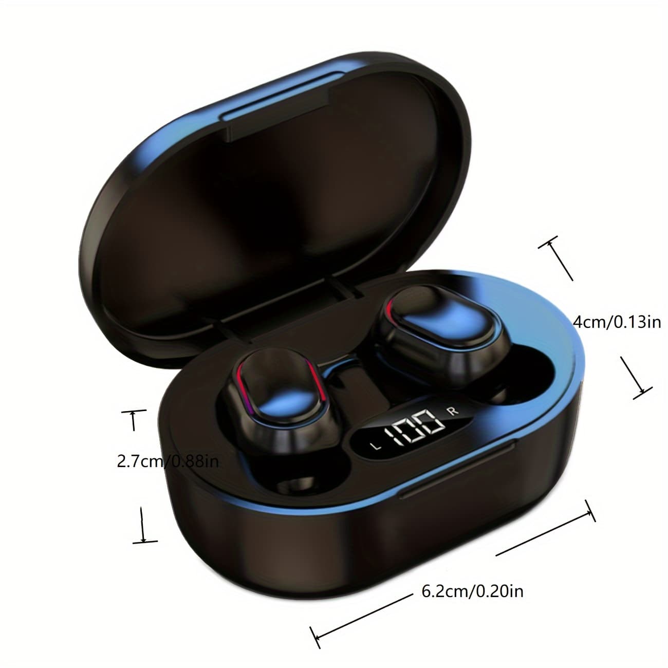 2024 New Style Wireless Earphones Headphones With LED Display Touch In-EarTWS Wireless Earbuds Sports Music Game Headset For IOS/Android