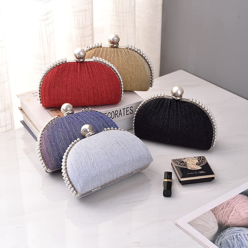 new evening bag, evening bag, niche design, high-end , versatile hand-held shoulder bag for women