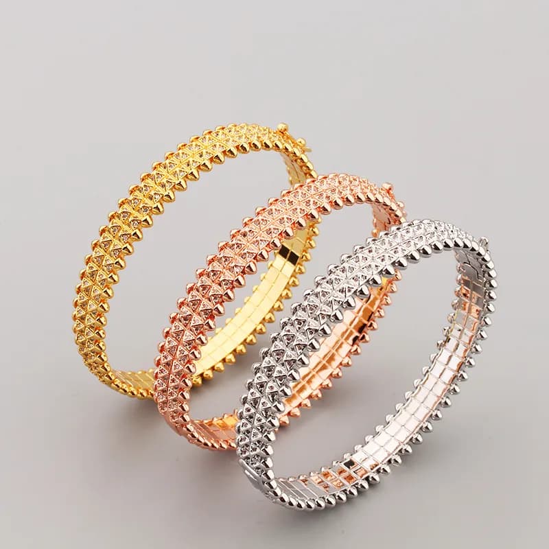 wide Gold Gear Sier Bangle Bracelets For Set Ring Men Tennis Fashion Unisex Jewelry Designer Women Jewlery Party