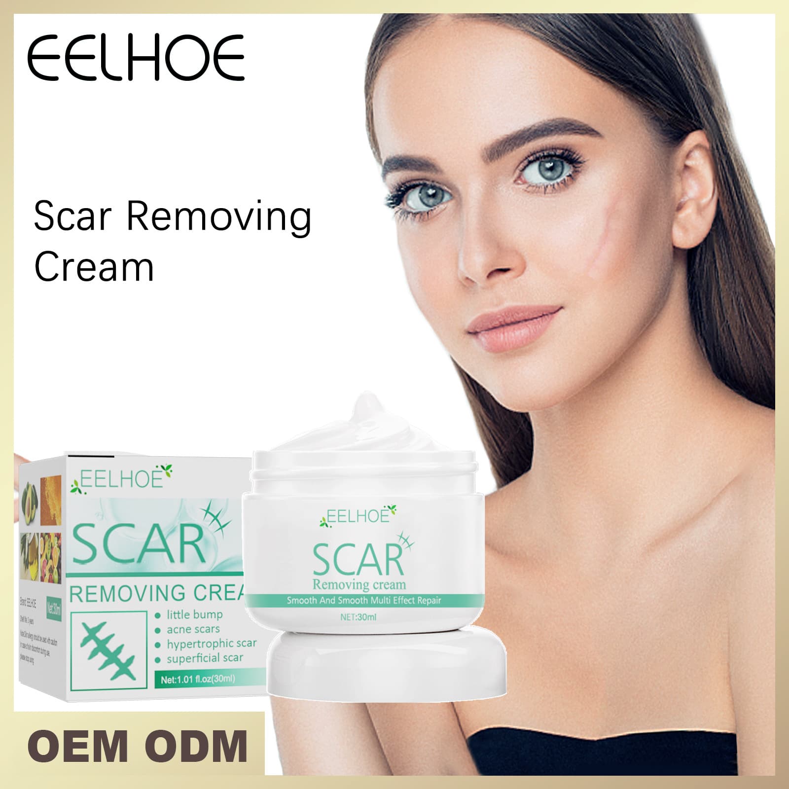 for Relieving Burn Old Scars, Postoperative Scar imprints, Smooth Skin Repair Cream