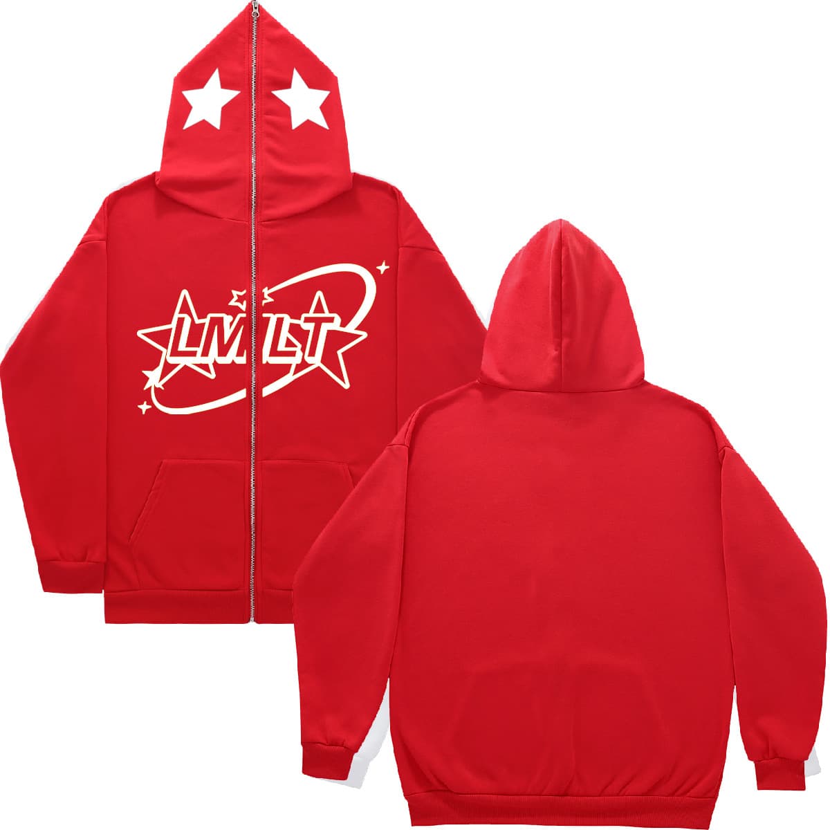 ​​Men's Graphic Print Crewneck Sweatshirt - Retro American Streetwear Pullover With Star & Letter Design​​