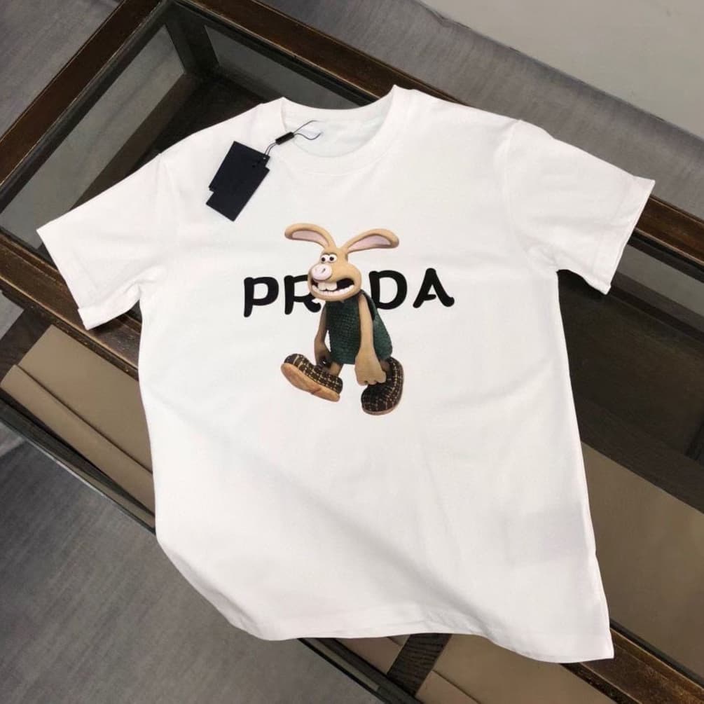 T-shirt à manches courtes en coton de qualité d'été Europe And Street 2023