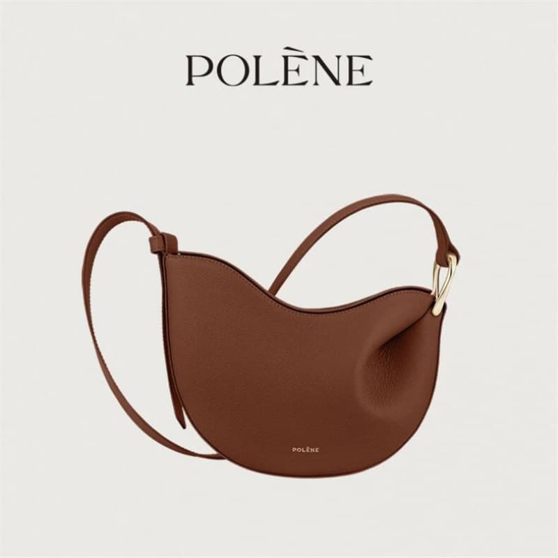 Polen Tonca Pea - Sac bandoulière femme en cuir véritable motif litchi