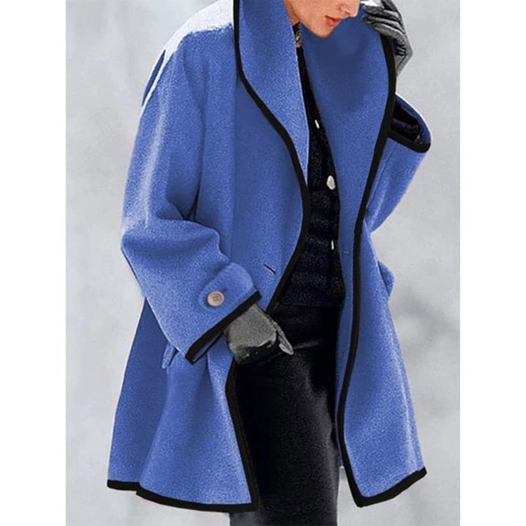 Women's Clothing fashionable autumn and winter multi color round neck jacket