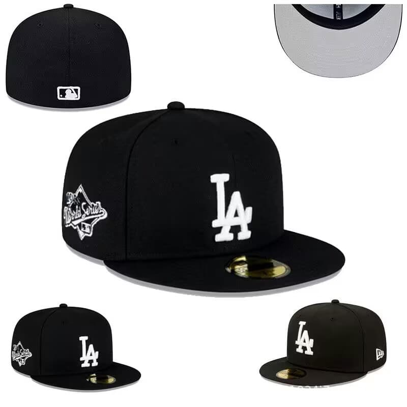 Casquette de baseball 2024 New NY, grande taille, entièrement fermée, avec pare-soleil et broderie non réglable.