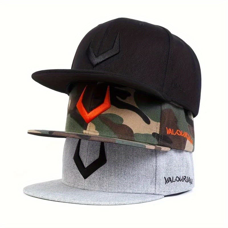 Men's and Women's Summer Fashion Sports Hip Hop Street Embroidered Bullhorn Baseball Hat