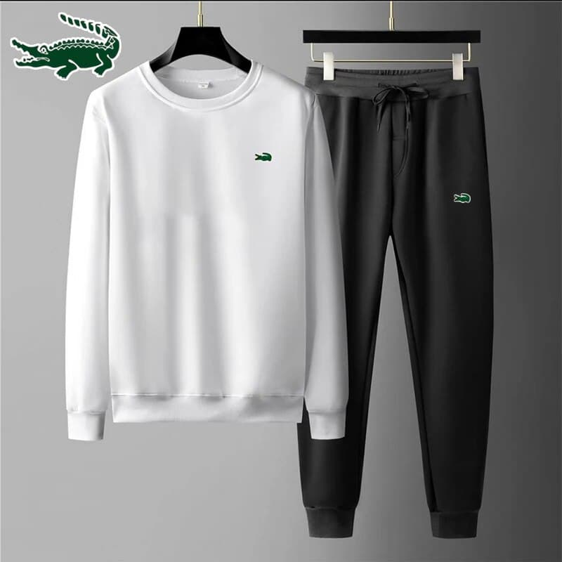 2024 Nouveau pull sans capuche à col rond et pantalon de course en plein air de haute qualité pour hommes