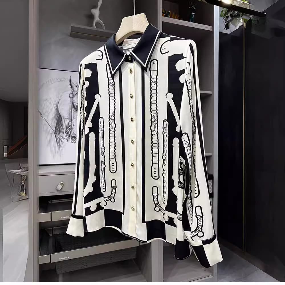 Women's Clothing Ancient Mulberry Silk Shirt French Small Jacket