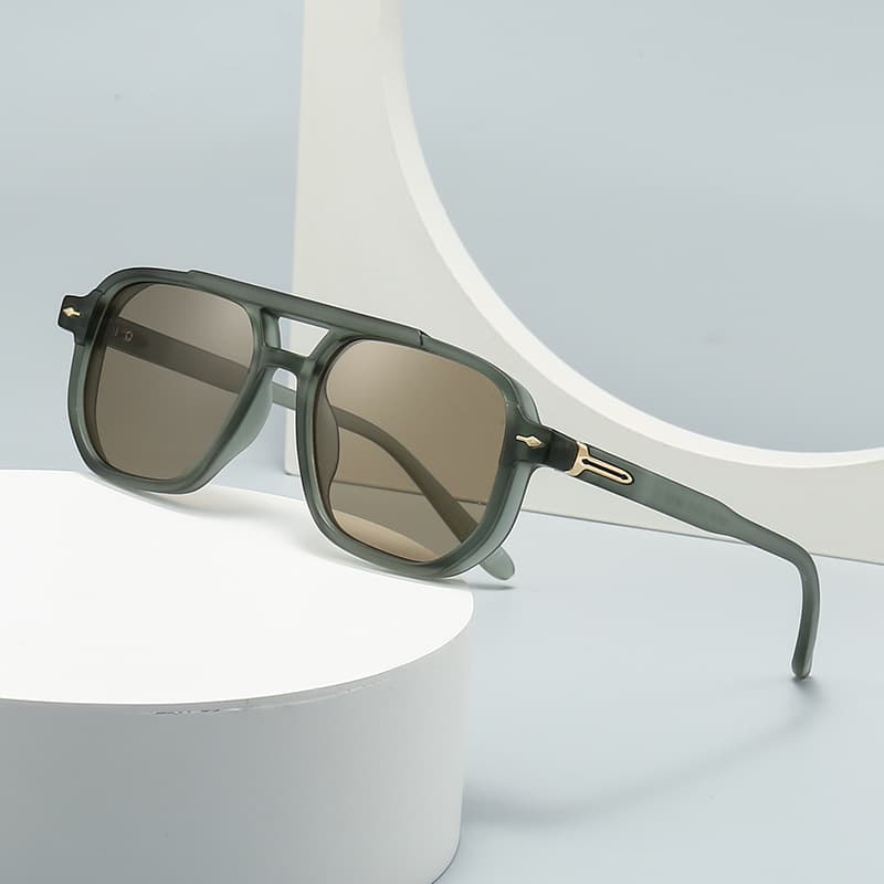 Men's Sunglasses trend street photography retro literary sunglasses modern charm INS wind-proof blue light sunglasses 6090