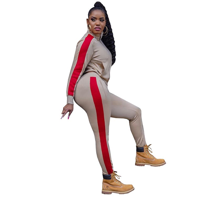 Mode femme sport décontracté automne et hiver nouvel ensemble deux pièces