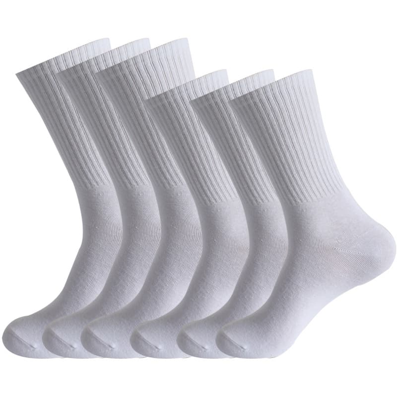 High Elastic Mid-Tube Calf Socks For Men And Women Solid Color Cotton Running Socks Fall Winter Size