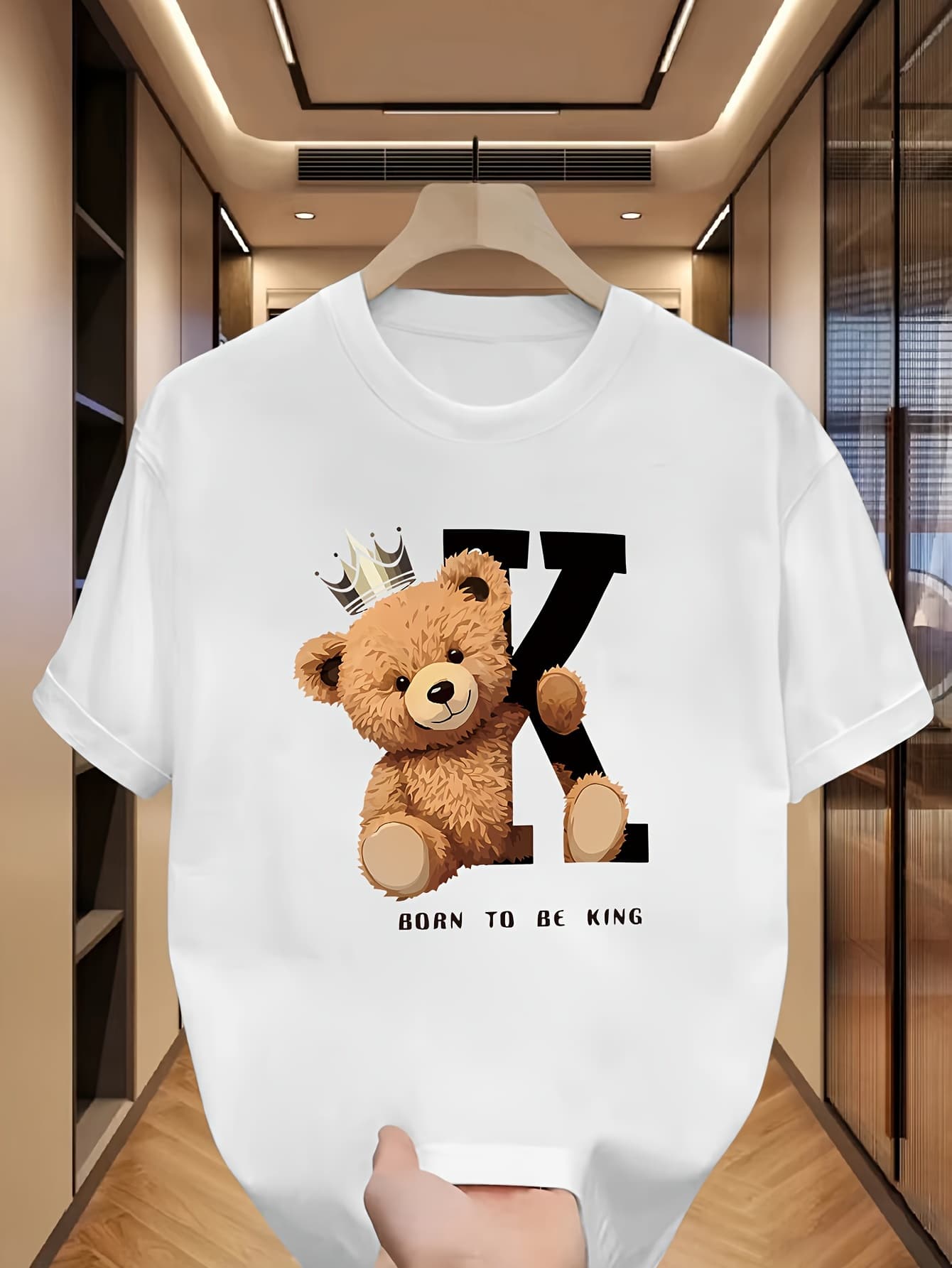 Men's 100% Cotton Stretch Fabric T-Shirt Casual Round Neck Short Sleeve With Print Ideal Gift Comfortable And Breathable For All Seasons Gift For Men