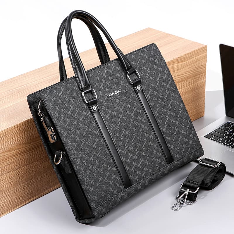 High Quality New Handbag Business Briefcase Large Capacity Password Lock Anti-theft Men's Shoulder Conference Document Bag
