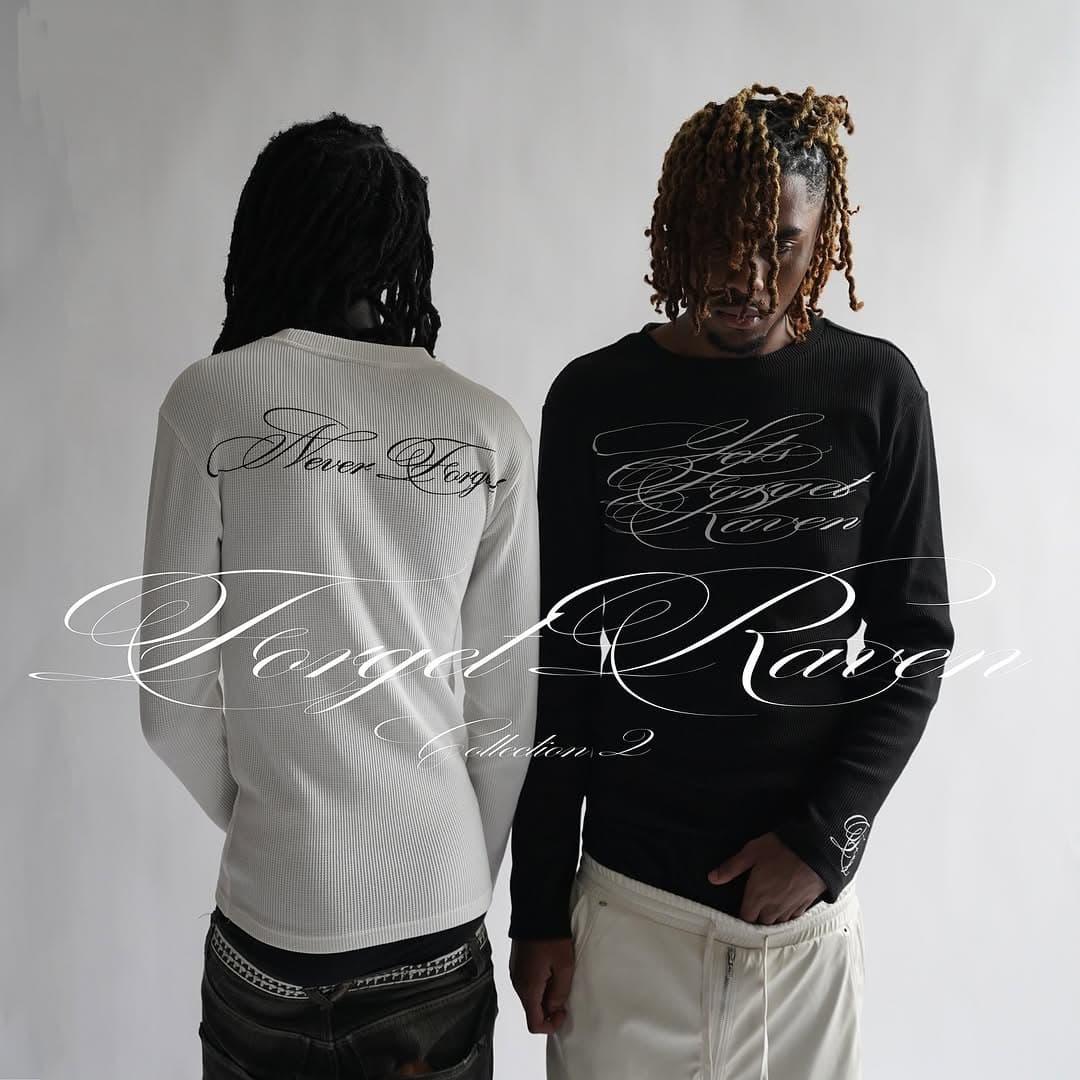 Men's Clothing American Long Sleeved T Shirt Dark Letter Print Top High Street Gothic Trend Wear Ins European And American Cross Border