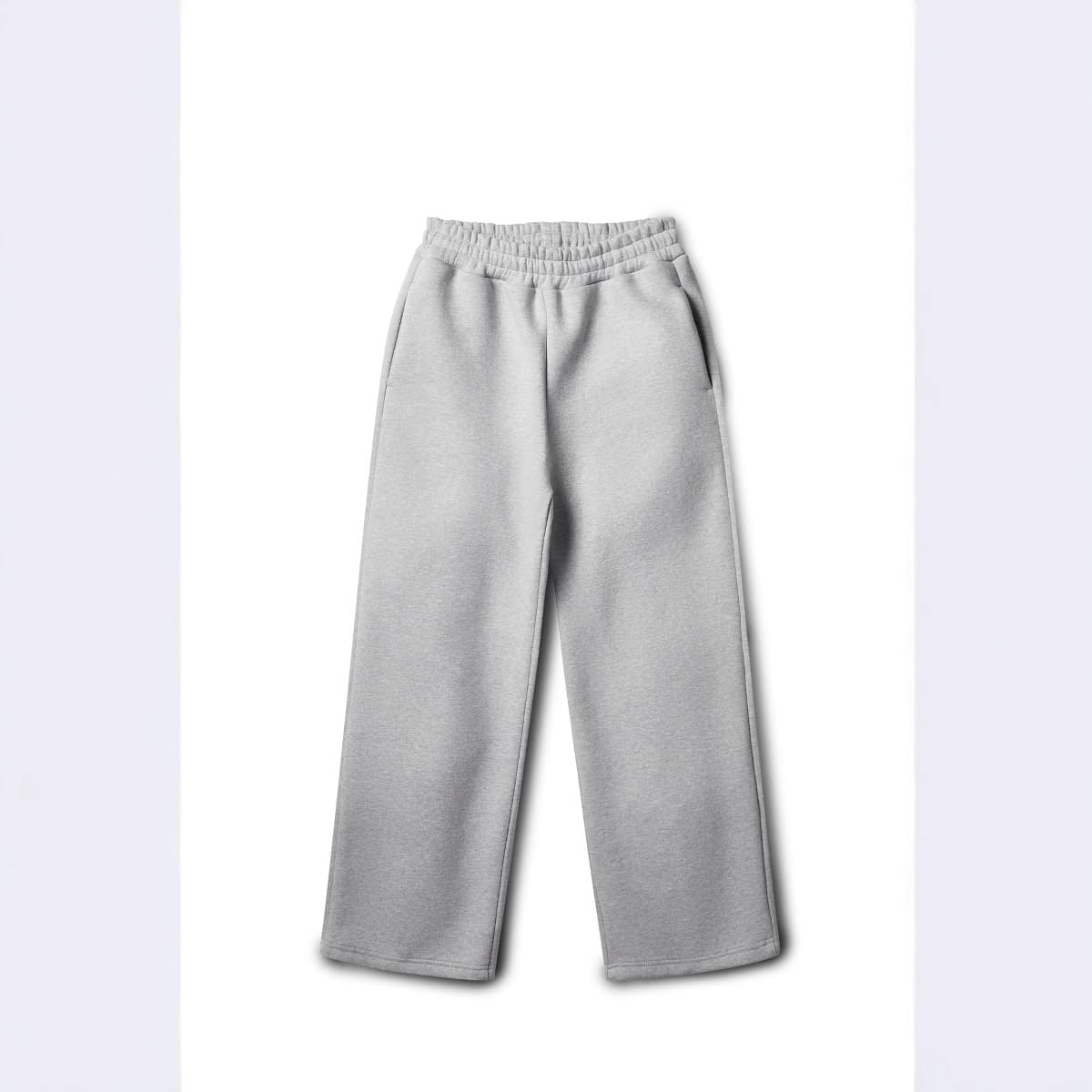 Men's Clothing Autumn And Winter New Unisex Fleece Sweatpants Fashionable Street Trend Loose And Comfortable Elastic Waistband Sweatpants