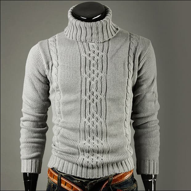 Men's Clothing Autumn/Winter Men's Sweater With Lapel Long Sleeve Pullover For Men