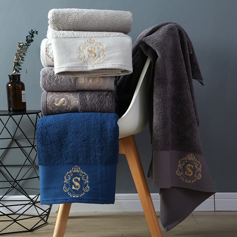 80*160 Star Hotel Bath Towel 800g High End Household Bath Towel Cotton A Class Absorbent Thick Bath Towel